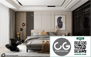 3D Bedroom Interior Model Download By Huy Hieu Lee