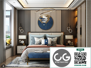 3D Bedroom Interior Model Download By Huy Hieu Lee