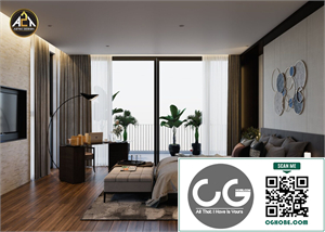 Download Free 3D Bedroom Interior Model by Uyen XuXu