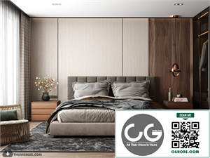 3D Bedroom Interior Model Download By Huy Hieu Lee