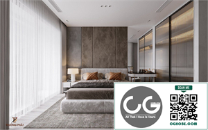 Free 3D Bedroom Interior Model Download by Tuan An