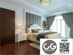  Download Free 3D Bedroom Interior Model by Thanh Le