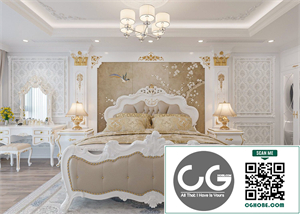 Download Free 3D Master Bedroom Interior Model by Tuan Anh