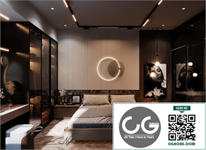  Download Free 3D Bedroom Interior Model by Tran Tuan Nghia
