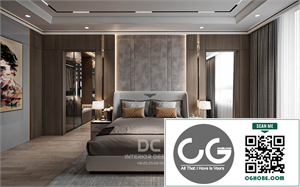  Download Free 3D Bedroom Interior Model by Nguyen Cong Duy