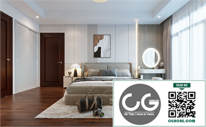 Download Free 3D Bedroom Interior Model By Thanh Le