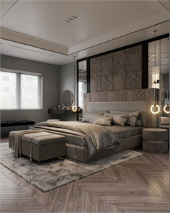 Download Free 3D Master Bedroom Interior Model by An