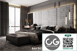 Download Free 3D Master Bedroom Interior Model by Duc Nam