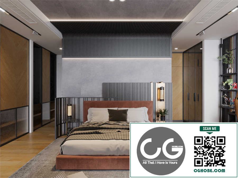 Download 3D Free Bedroom Boy Interior Model By Hoang The Luc