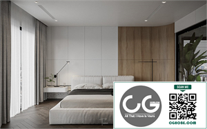 Download Free 3D Bedroom Interior Model By Trung Tuan