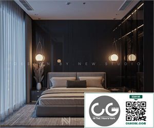 Download Free 3D Bedroom Interior Model By Hai