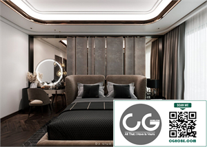 Download Free 3D Master Bedroom Interior Model by Ta Duyen