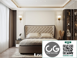  Download Free 3D Master Bedroom Interior Model by Nguyen Huy Ngoc