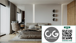 Download Free 3D Bedroom Interior Model By Dung Viet Phi