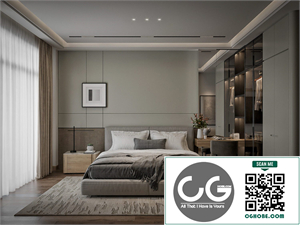  Download Free 3D Bedroom Interior Model By Hieu Phan