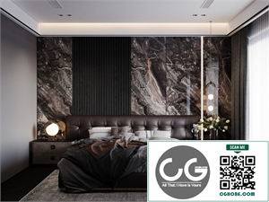  Download Free 3D Master Bedroom Interior Model by Trang Chuot