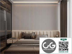 Download Free 3D Bedroom Interior Model By Ngoc Tu