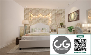  Download Free 3D Bedroom Interior Model by Gem Tran