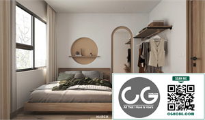 Download Free 3D Bedroom Interior Model By Luong Thuy