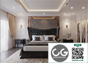 Download Free 3D Master Bedroom Interior Model by Le Tien Dung
