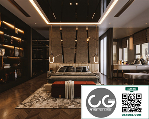 Download Free 3D Master Bedroom Interior Model by Viet Rum