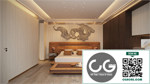 3Ds Max Bedroom Interior Model Download by Duc Phan