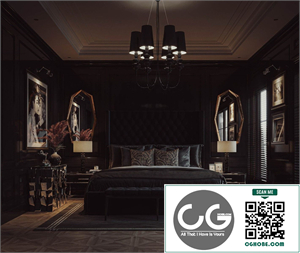 3Ds Max Bedroom Interior Model Download by Kieu Tuan Cuong