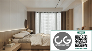 3Ds Max Bedroom Interior Model Download by Dung Coii