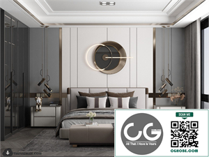 3Ds Max Bedroom Interior Model Download