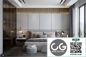 3Ds Max Bedroom Interior Model Download