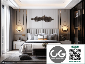 3Ds Max Bedroom Interior Model Download