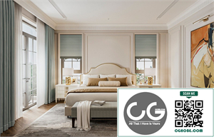 3Ds Max Bedroom Interior Model Download by Hoan Max