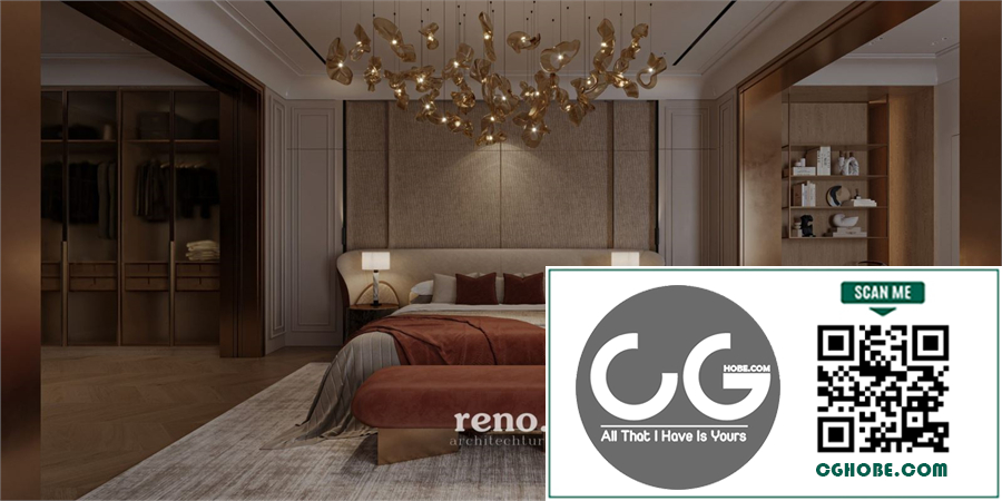 3Ds Max Master Bedroom Interior Model Download By An Tran