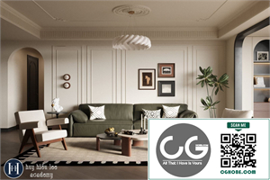 3Ds Max Living Room Interior Model Download