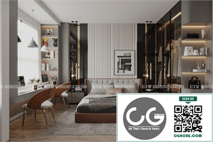  Download Free 3Ds Max Bedroom Interior Model By Long Tran