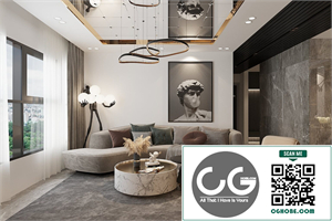 3D Interior Scene File 3dsmax Model Livingroom 581 By Huy Vuong