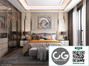 3D Interior Scenes File 3dsmax Model Bedroom 432 By Viet Long Lee