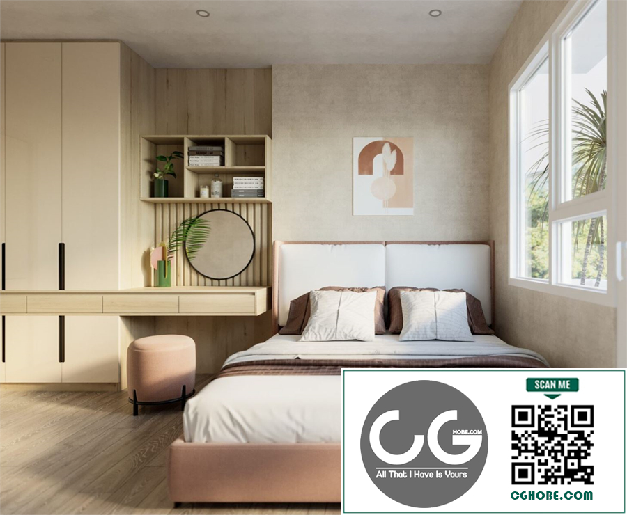 3D Interior Scenes File 3dsmax Model Bedroom 450 By Tuan An