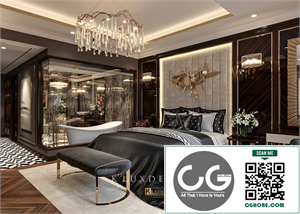 3D Interior Scenes File 3dsmax Model Bedroom 451 By Kts Kien