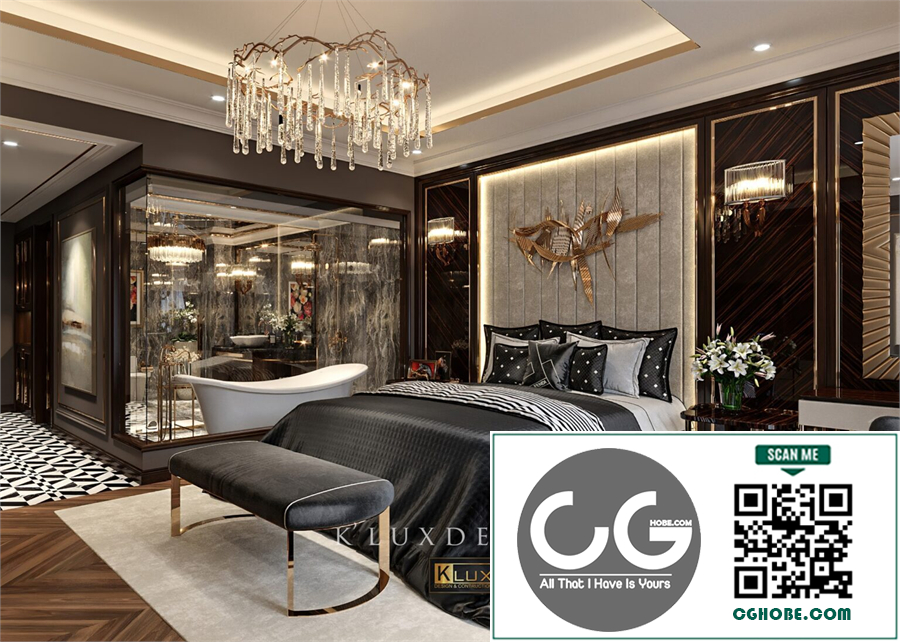 3D Interior Scenes File 3dsmax Model Bedroom 451 By Kts Kien