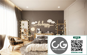 3D Interior Scenes File 3dsmax Model Bedroom 452 By Nam Ha