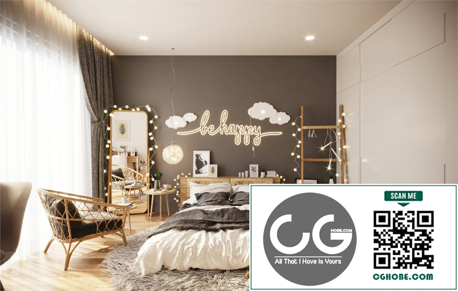 3D Interior Scenes File 3dsmax Model Bedroom 452 By Nam Ha