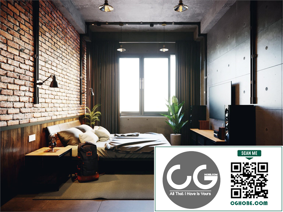 3D Interior Scenes File 3dsmax Model Bedroom 460 By VietHoang