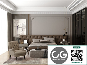 3D Interior Scenes File 3dsmax Model Bedroom 467 By Viet Long Lee