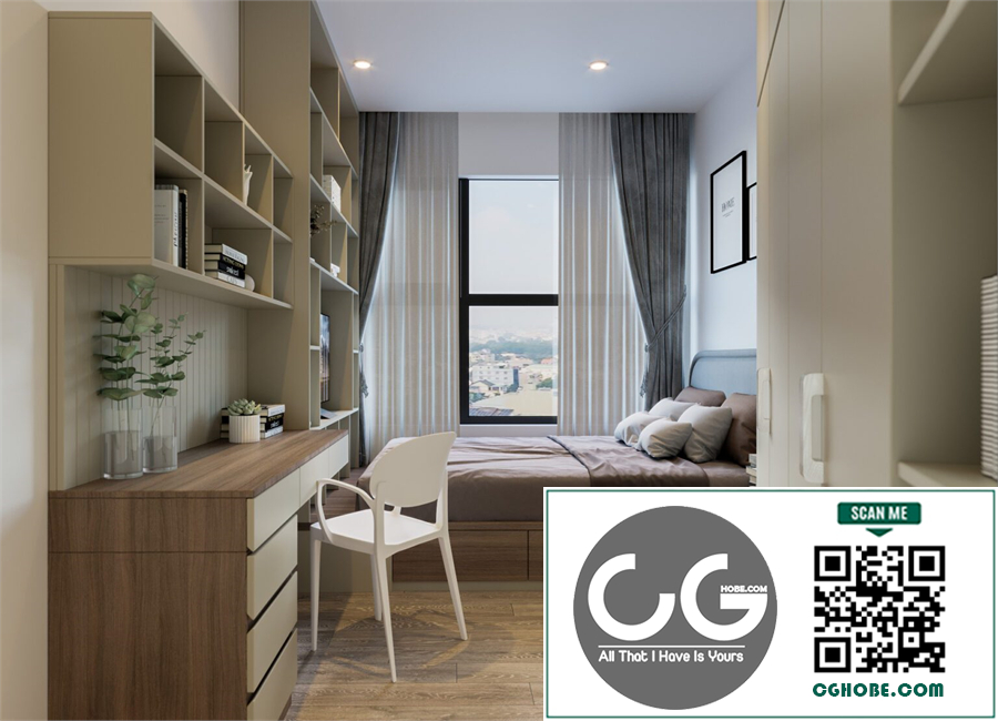 3D Interior Scenes File 3dsmax Model Bedroom 468 By Tuan An