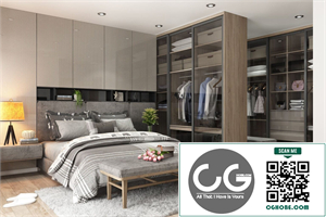 3D Interior Scenes File 3dsmax Model Bedroom 480 Free Download