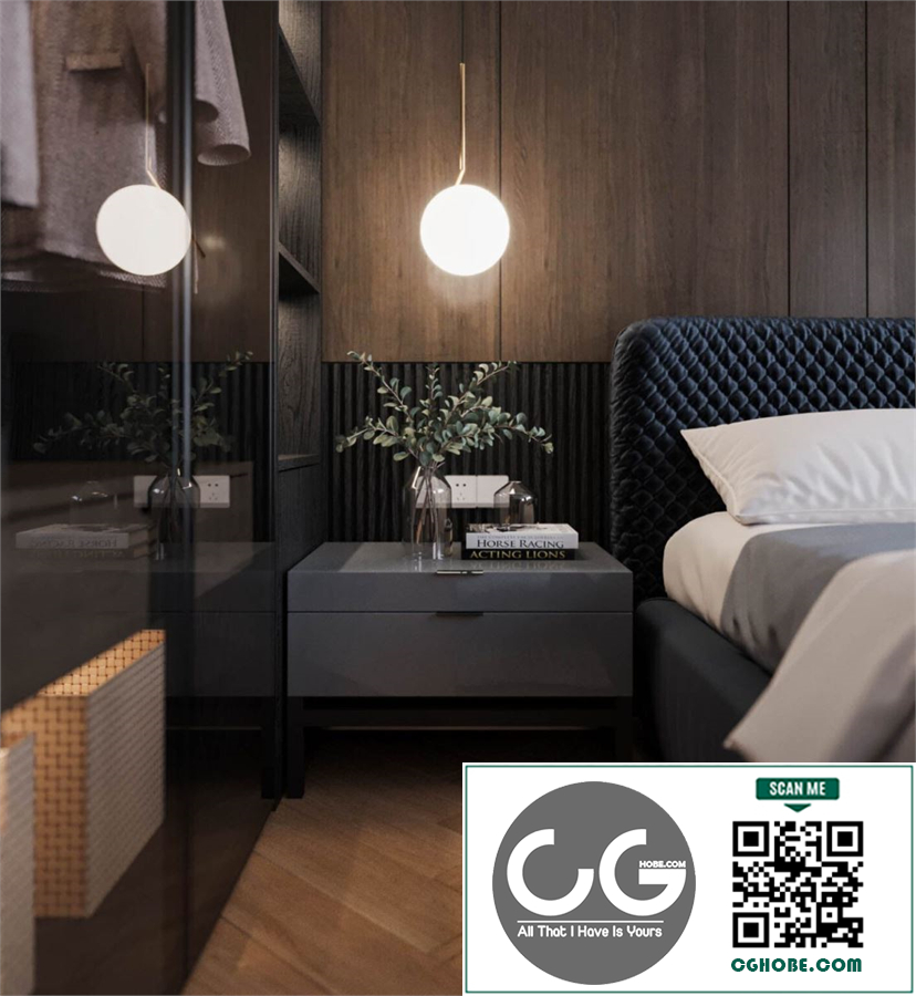 3D Interior Scenes File 3dsmax Model Bedroom 483 By Chien Do