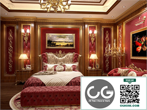 3D Interior Scenes File 3dsmax Model Bedroom 487 by Lan Nguyen