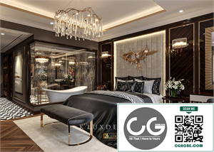 3D Interior Scenes File 3dsmax Model Bedroom 496 By Kts Kien