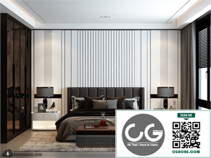 3D Interior Scenes File 3dsmax Model Bedroom 497 By Huy Hieu Lee